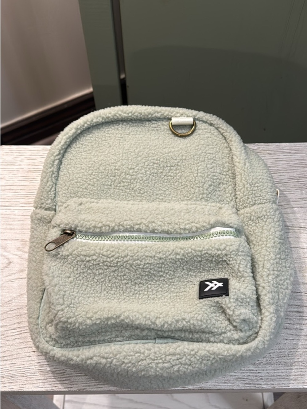 Thread Brand Sherpa Mini Backpack in Mint Green
